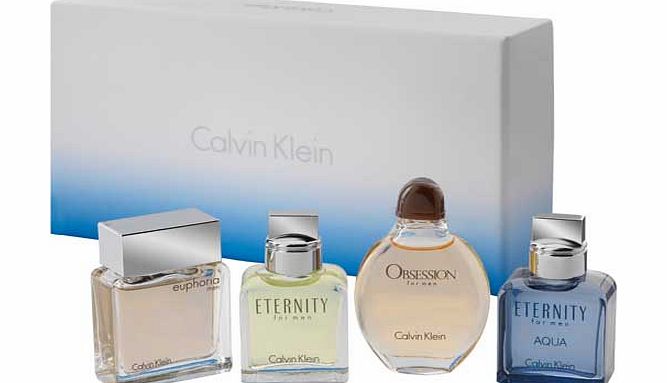 Calvin Klein 4 Piece Mens Fragrance Gift Set