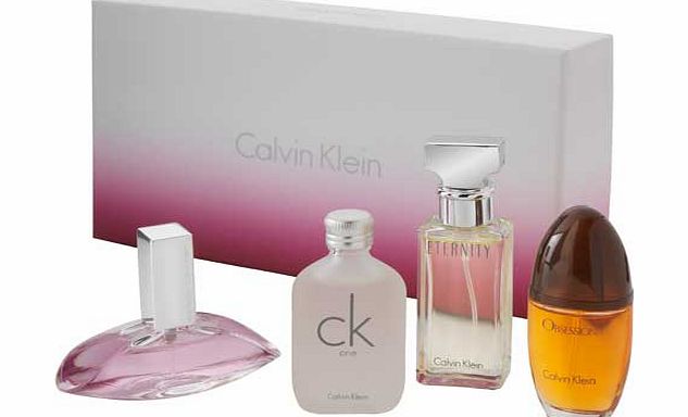 Calvin Klein 4 Piece Womens Fragrance Gift Set
