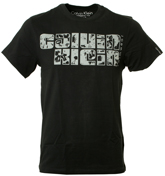 Calvin Klein Black T-Shirt with Grey Printed