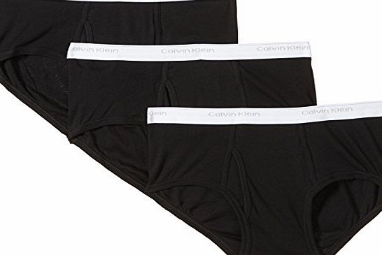 Calvin Klein Briefs (3 Pack) (34``, Black)