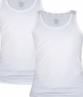 Calvin Klein CK One 2 Pack Vests (Large, White)