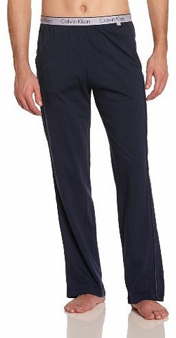 CK One Cotton Stretch Jersey Lounge Pants, Navy Size: Lar