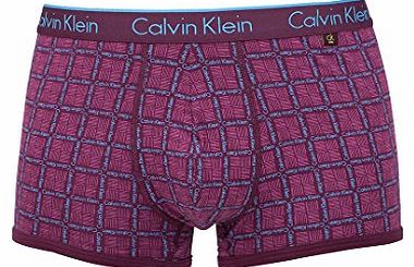 CK One Trunk, Brushed Box Logo - Darkest Plum Large Multi