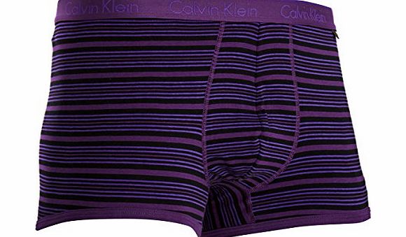 Calvin Klein CK One Trunk, Marine Stripe - Plum Terry Large Marine Stripe Plum Terry