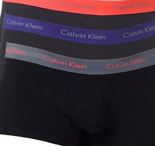 Calvin Klein Cotton Stretch 3 Pack Low Rise Trunk (Small)