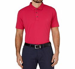 Calvin Klein golf Hot pink logo polo shirt