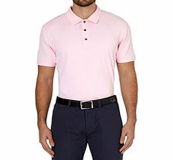 Light pink logo polo shirt