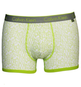 Calvin Klein Green, White and Grey Logo Trunks