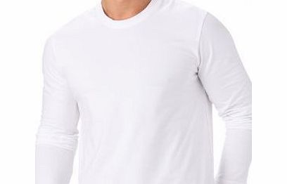 Calvin Klein Jeans Mens Plain or unicolor T-Shirt - White - White - X-Large (Brand size: XL)