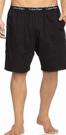 Calvin Klein Mens Black Plain Jersey Shorts M