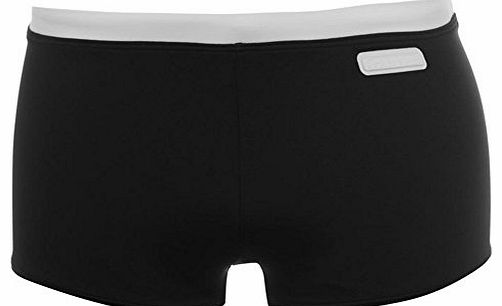Mens Boxer Short Swimming Stretchy Trunks Swim Pants Brand New Black L