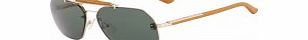 Calvin Klein Mens CK7361S Green Tan Sunglasses
