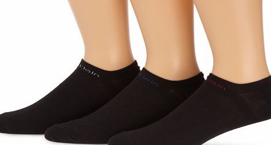 Calvin Klein Mens ECL376 Ankle Socks, Black, One Size