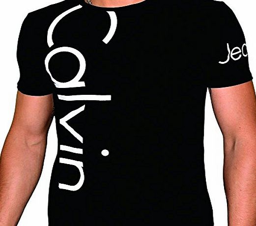 Calvin Klein Mens Logo T-Shirt black black Small - black - Small
