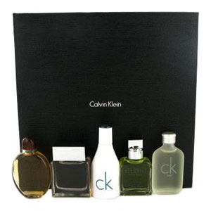 Calvin Klein Mens Mini Collection Gift Set 5 x 15ml