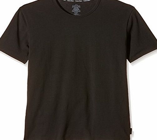 Calvin Klein Mens T-Shirt Black Schwarz (BLACK 001) Small