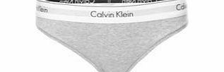 Calvin Klein Modern Cotton Logo Brief in Grey (Small)