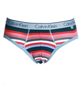Multi-Coloured Stripe Hip Briefs