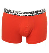 Calvin Klein Orange Graphic Trunks