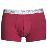 Calvin Klein Pro-Stretch Graphic Red Trunks