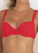 Pure Glamour Candy Apple stretch foam bra