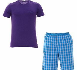 Calvin Klein Purple Pyjama Set (S)