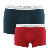 Calvin Klein Red and Blue Trunk (2 Pair Pack)