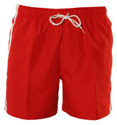 Calvin Klein Red Swimwear Shorts