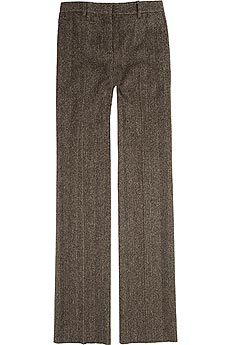 Calvin Klein Santos herringbone wool pants