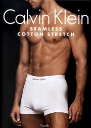 Calvin Klein Seamless cotton Lycra trunk