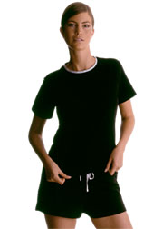 Calvin Klein Signature cotton jersey short sleeved raglan top