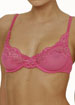 Solid Signature Lace demi underwired bra