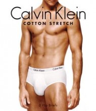 Calvin Klein Cotton Stretch Hip Brief Value Pack