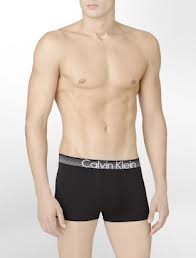 Calvin Klein Underwear Calvin Klein Gunmetal Cotton Trunk Black