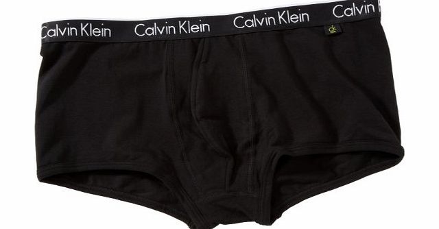 Underwear Mens CK One Coton Plain Boxer Shorts, Black, X-Small