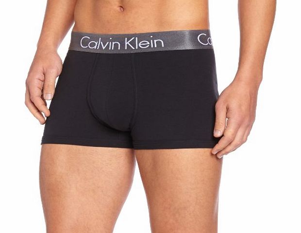 Underwear Mens CK ZINC COTTON Boxer Shorts, Black (Black), Medium