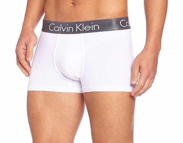 Underwear Mens CK ZINC COTTON Boxer Shorts, White (White), Large