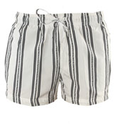 Calvin Klein White and Navy Swimwear Shorts