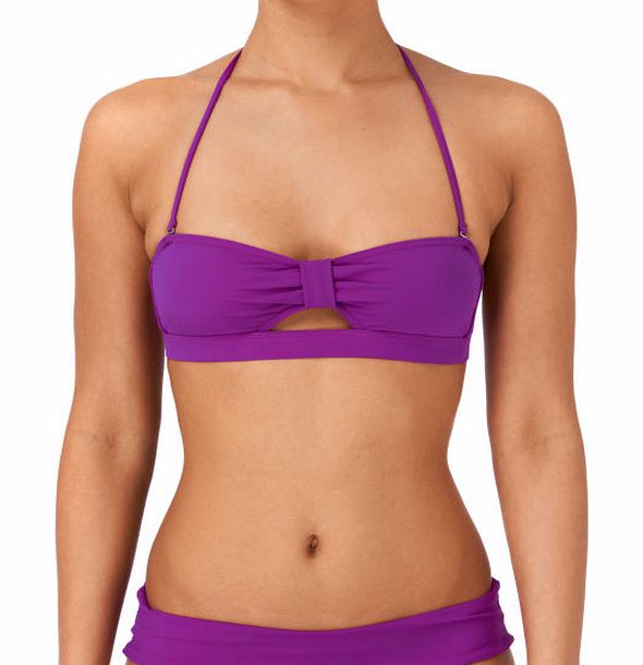 Calvin Klein Womens Calvin Klein Core Solids Bandeau Bikini