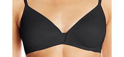 Calvin Klein Womens Perfectly Fit Wirefree T-Shirt Bra, Black, 36D