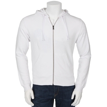 calvin klein Zip Through Hoodie White