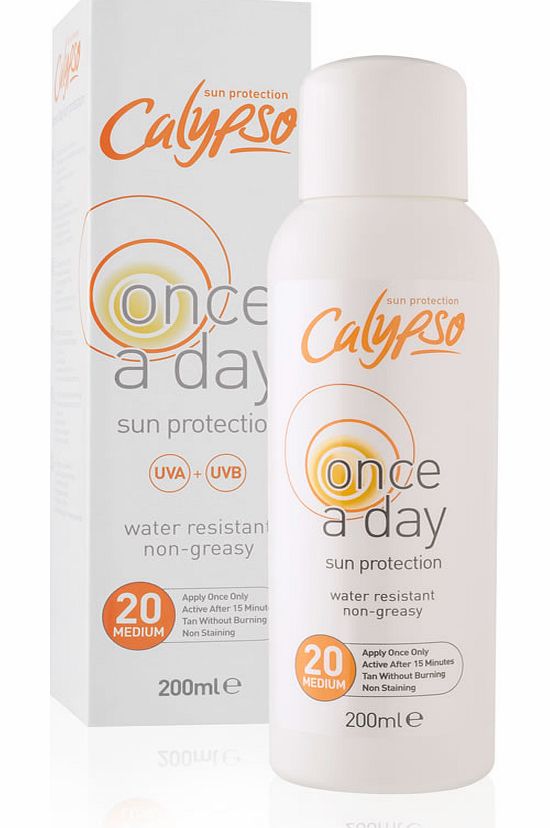 Calypso Once A Day Sun Protection SPF 20 200ml
