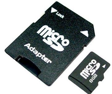 8GB Micro SD SDHC Memory Card Camera Mobile Phone - Black