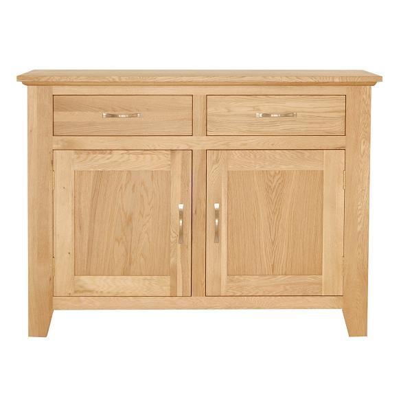 Oak Sideboard With 2 Doors and 2 Drawers