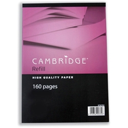 Cambridge Refill Pad Headbound Ruled and Margin