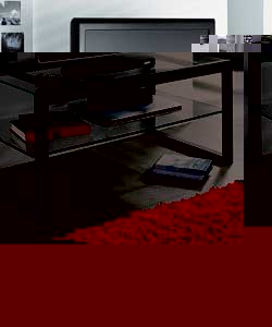 camden Black Frame TV Unit