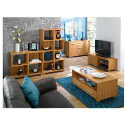 Camden coffee table, oak effect