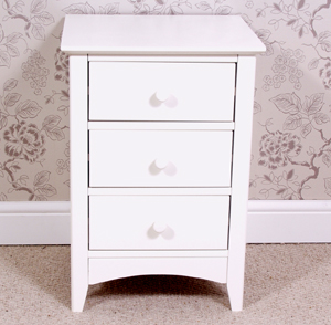 barcelona white nightstand