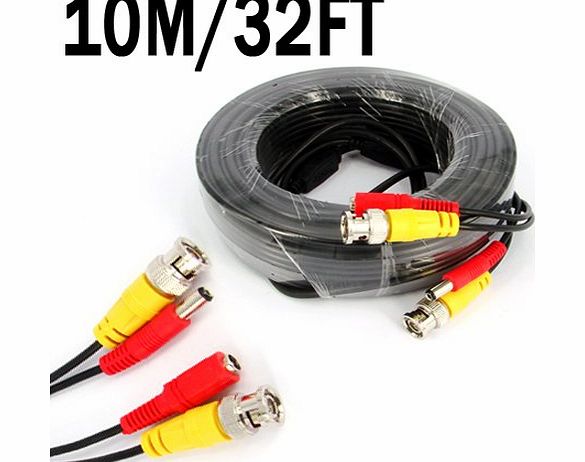 Camera Experts Professionals 10M Meter ** BNC VIDEO   DC POWER CABLE LEAD FOR CCTV CAMERA DVR UK ** SOLD OVER 1000   **