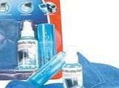 LCD Screen Cleaning Kit complete with microfibre cloth, anti-static brush and storage bag.